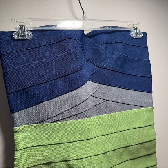 Pleasure Doing Business Bandage Evening Dress in NavyGhostApple Size L Large NWT - Picture 5 of 16